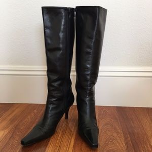 Stuart Weitzman Restless Black Knee High Boots